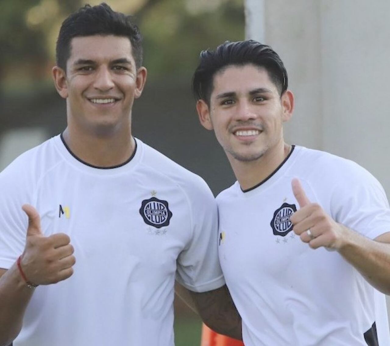 ¿Futura dupla? Saúl Salcedo con Diego Polenta.