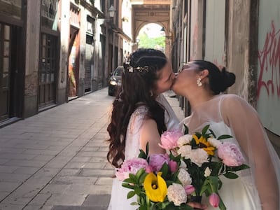 Paz y Valeria se casaron: “Fue amor a primera vista”