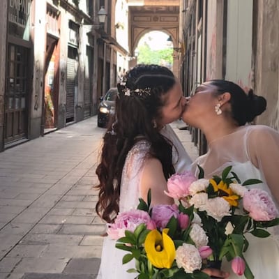 Paz y Valeria se casaron: “Fue amor a primera vista”