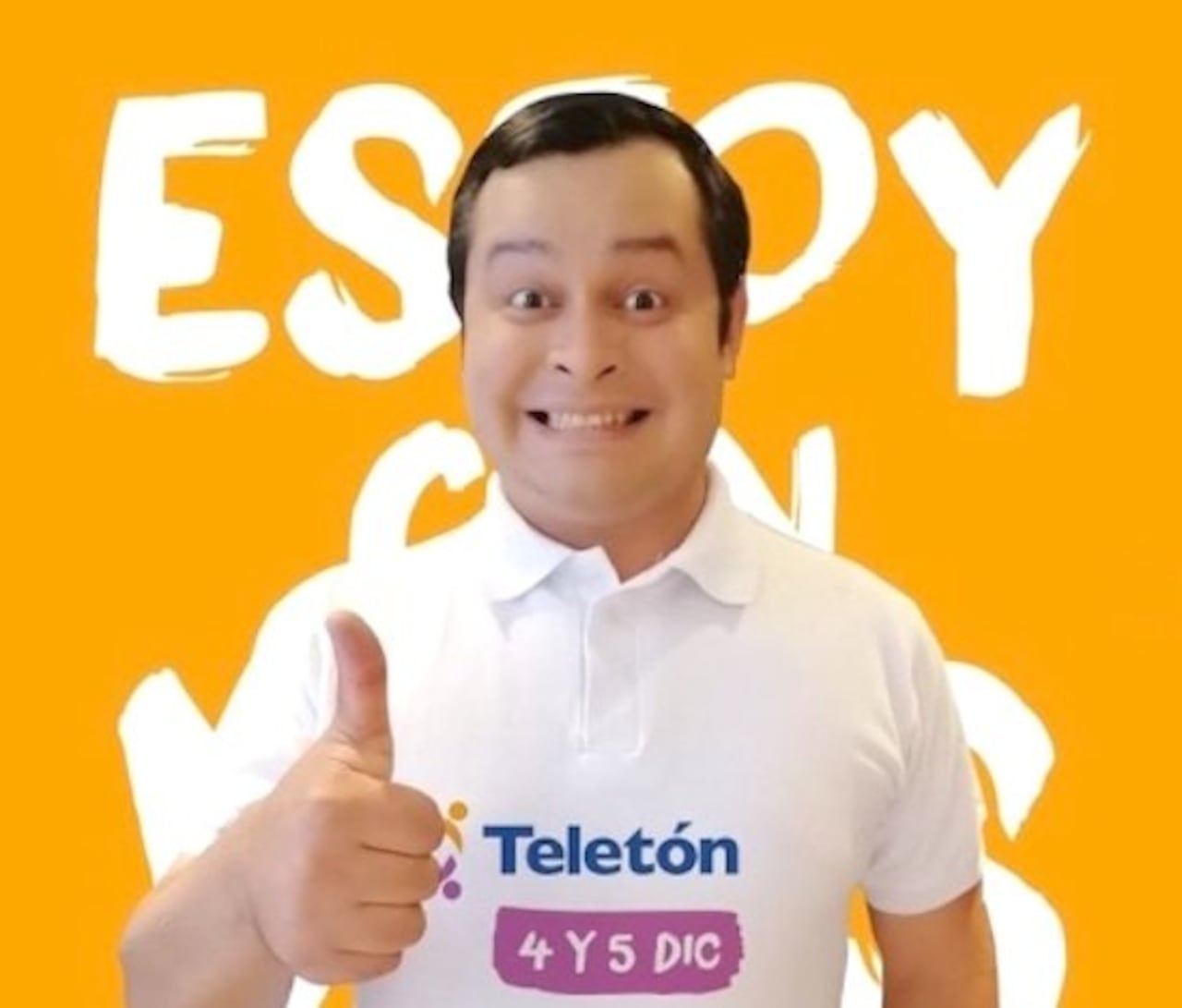 El comediante fue el encargado de presentar todo lo referente a la Comilona de Teletón.