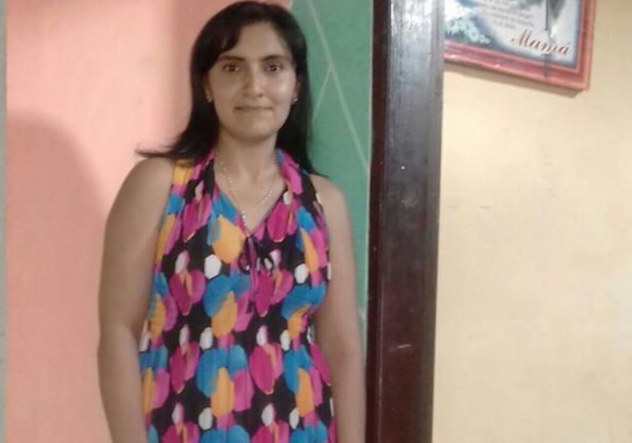 HIJA. Mariela se enteró de lo que pasó con su papá por las noticias en los medios de comunicación.