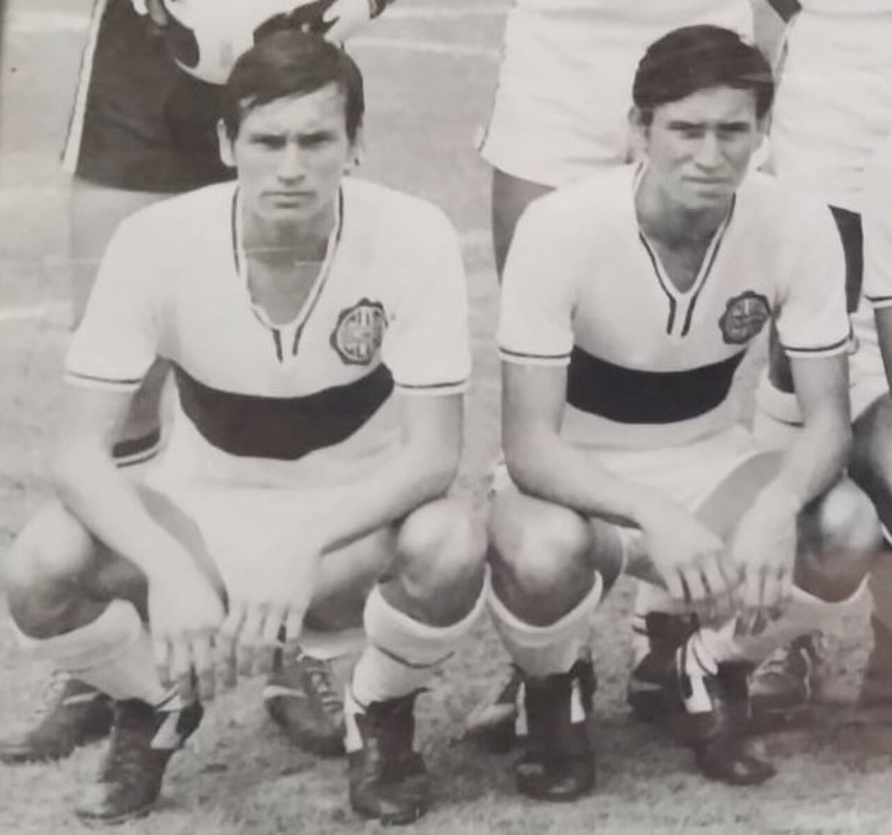 Luis y Adolfo Jara Heyn en el año 1983 cuando integraban las inferiores de la Franja.