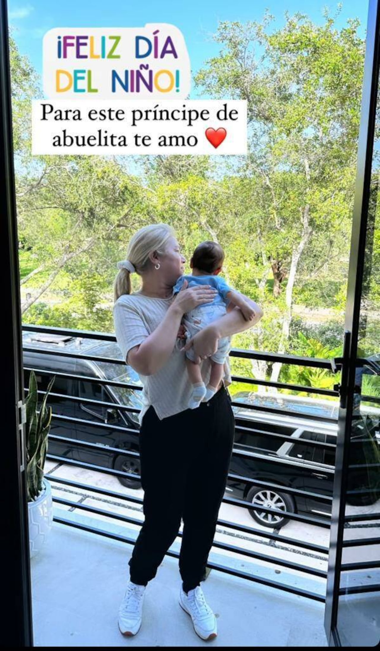 La publicación de doña Ludy que confirma el sexo del bebé de Nadia y Marc.