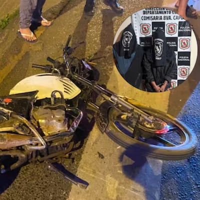Persecución, balacera y choque opa con 2 detenidos