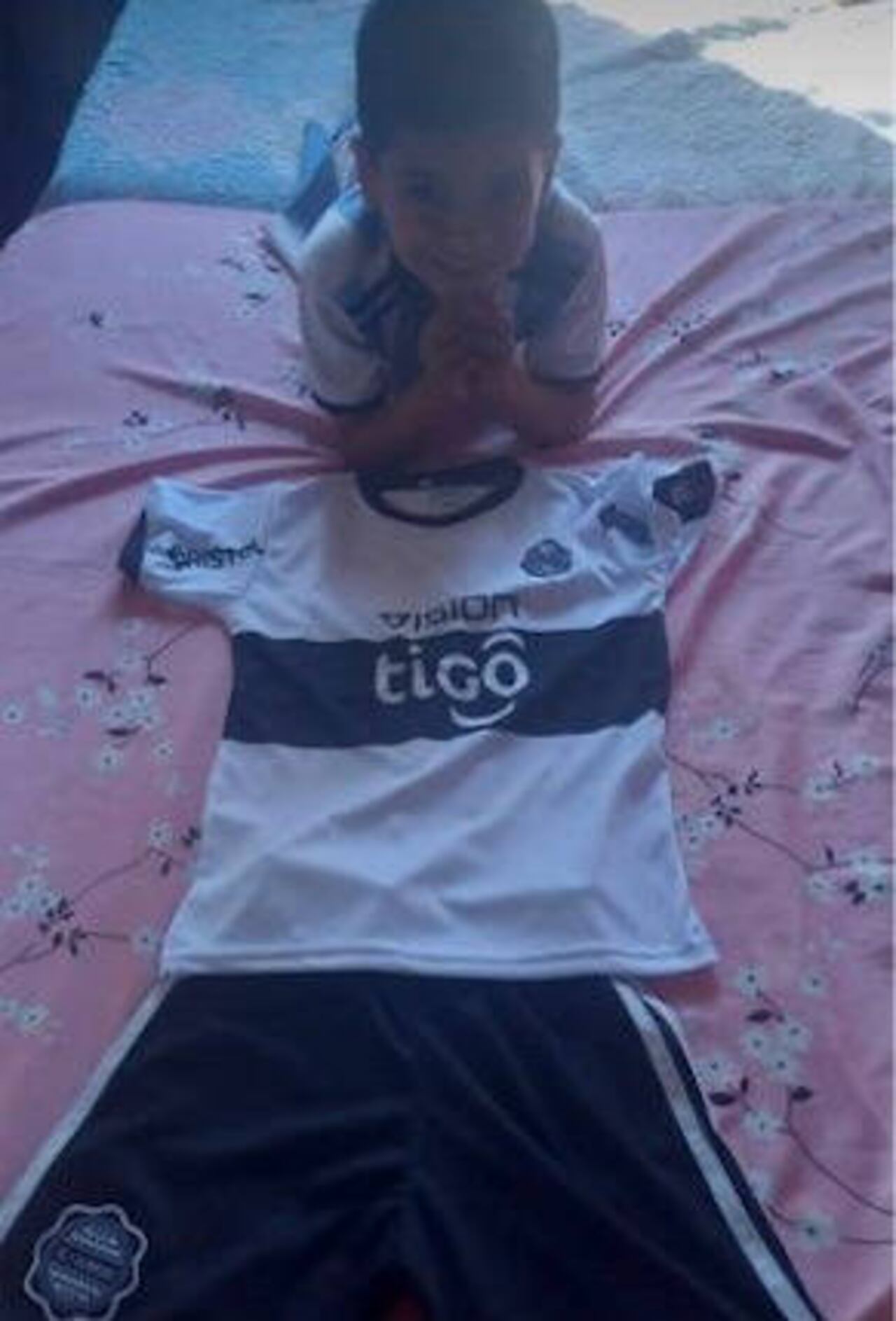 Feliz con su equipo de Olimpia.