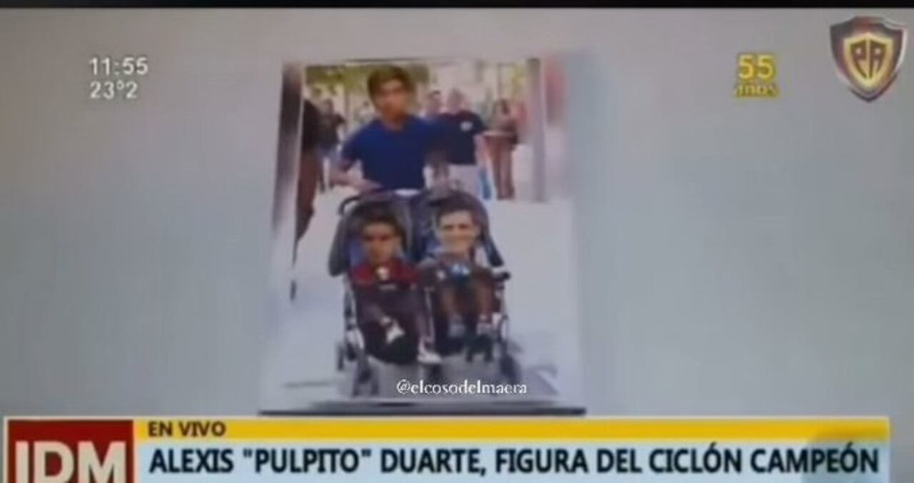 La foto del cuadro que armó sarambi.