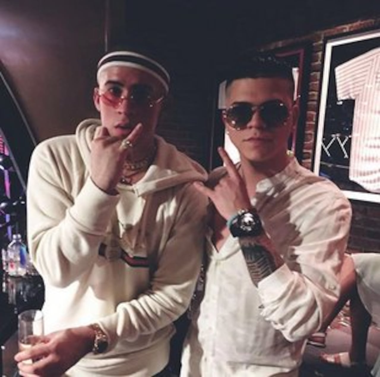 Valen hasta es muy amigo del reguetonero Bad Bunny.