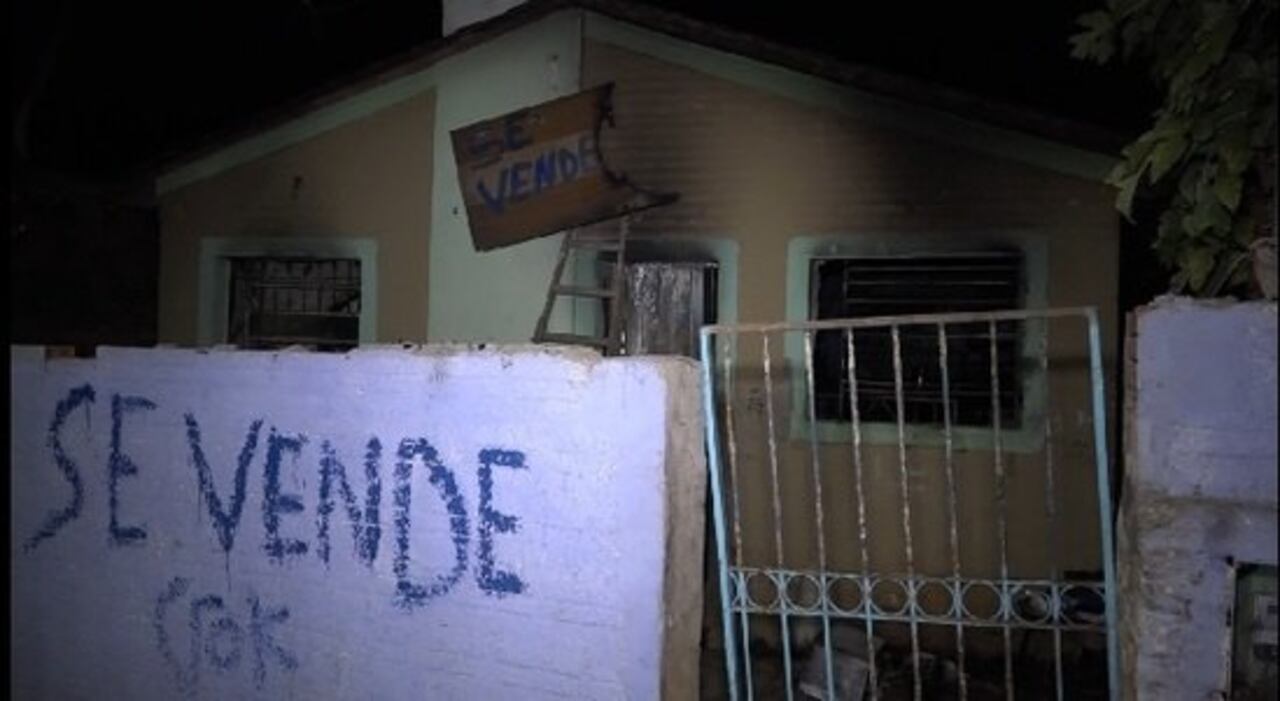 Hechos como este también se dan: vecinos prendieron fuego a la casa de un microtraficante.