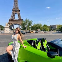 La que puede: Flor Maldonado se paseo por París con un autazo