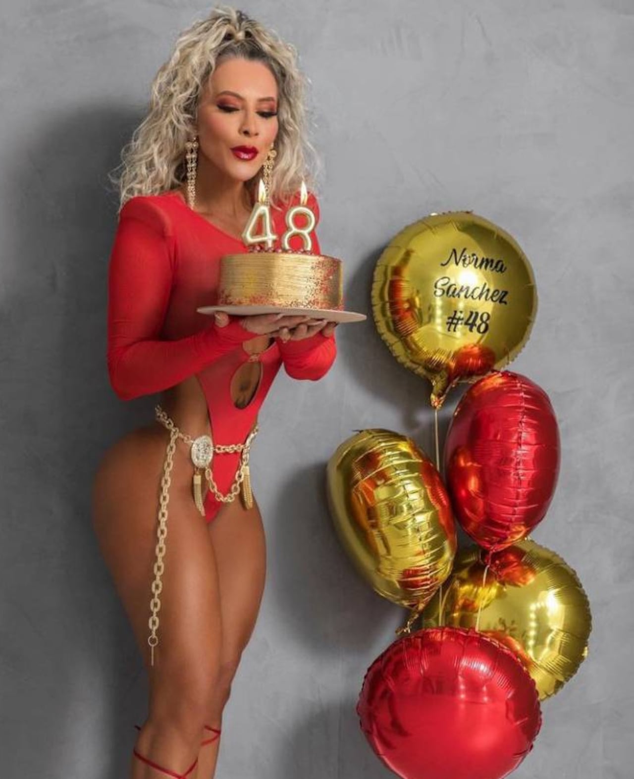 Norma Sánchez, mai de Bruna Salinas, se mostró así de hot en su cumple feliz. (FOTO: @normasannchez)