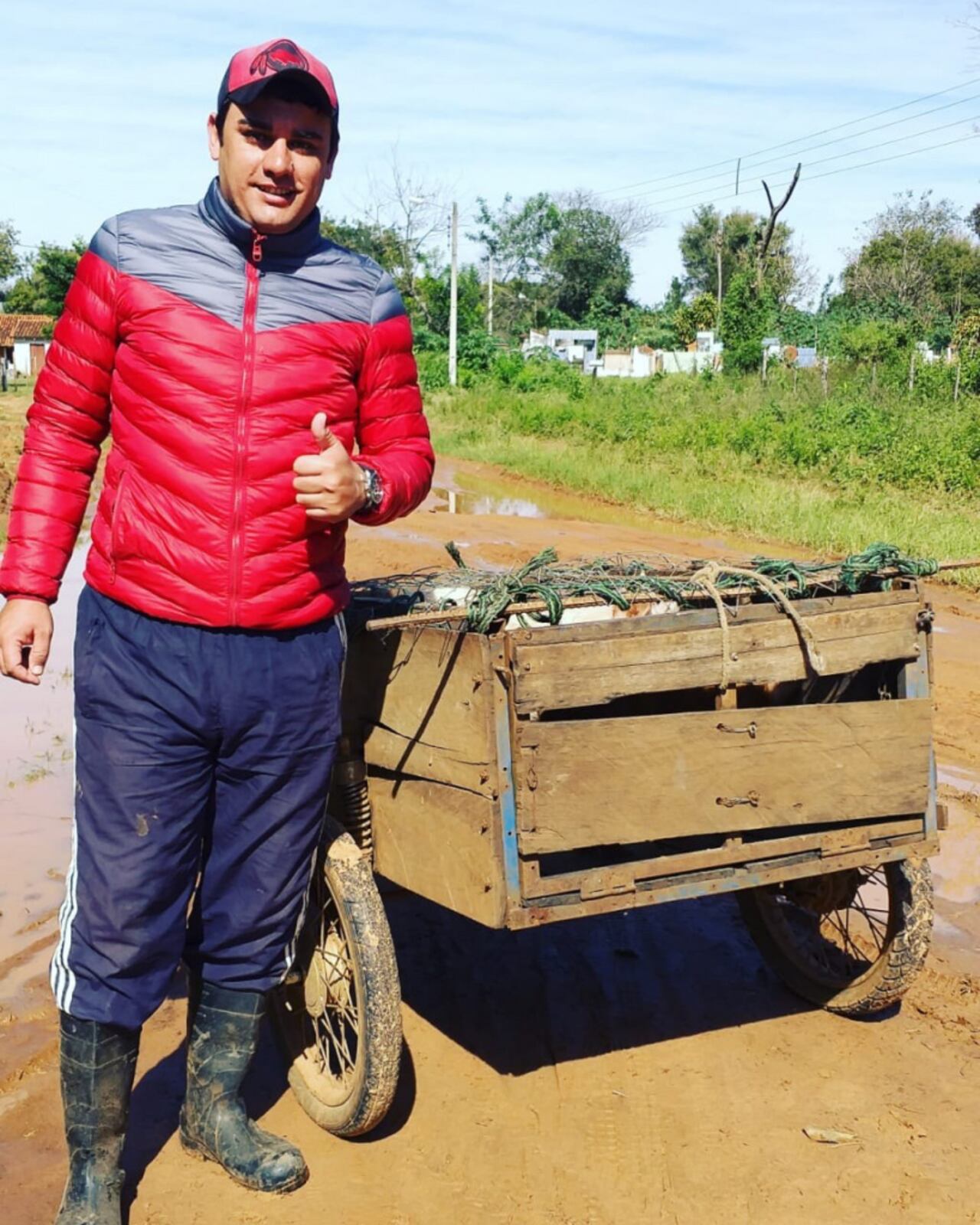 El valécho joven he’i que hoy en día ya tiene hasta su propio criadero de animales. GENTILEZA
