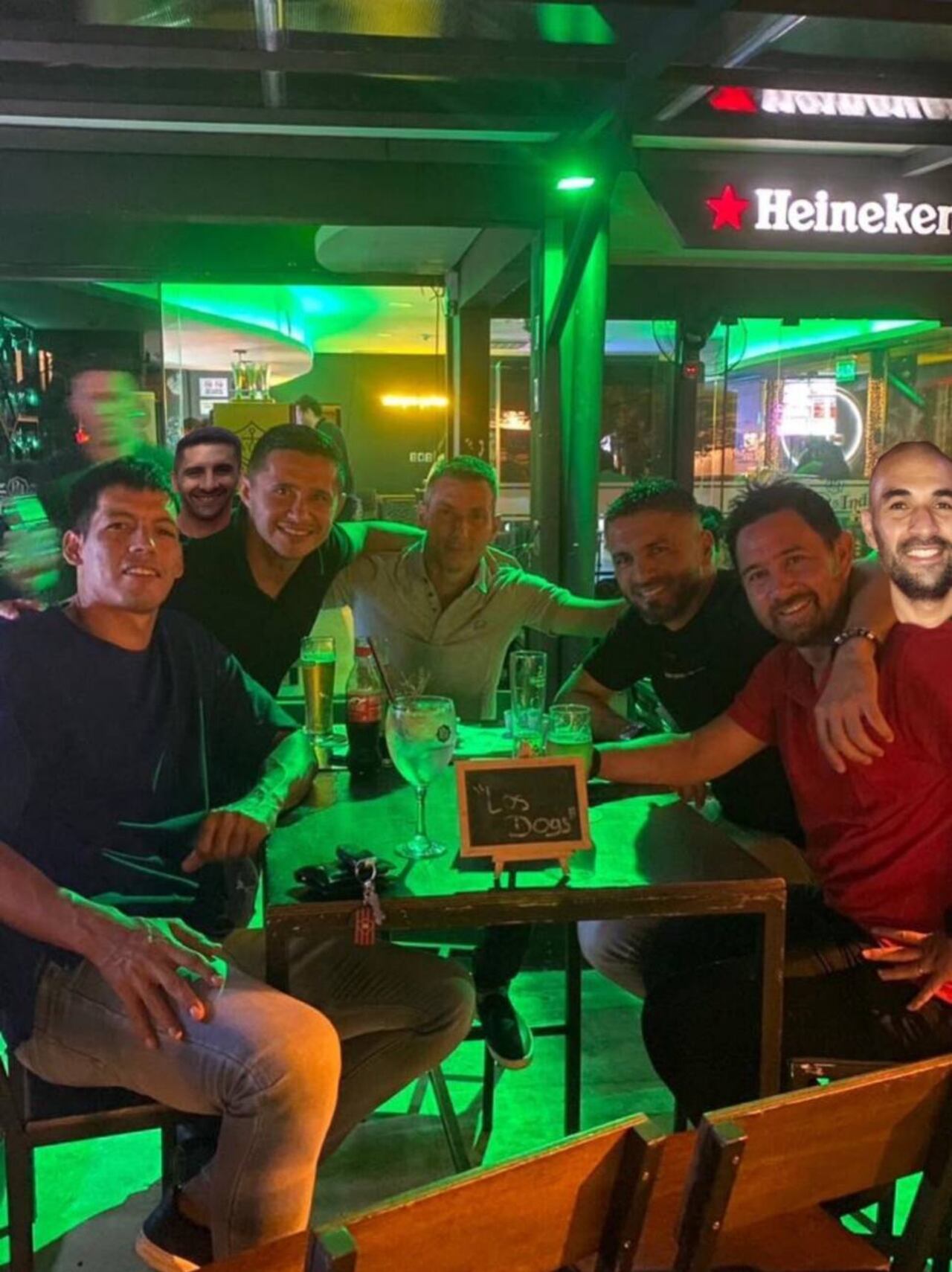 El "Teto" Cristaldo respondió con esta foto montaje diciendo que él y "Mingo" estuvieron también en el encuentro.