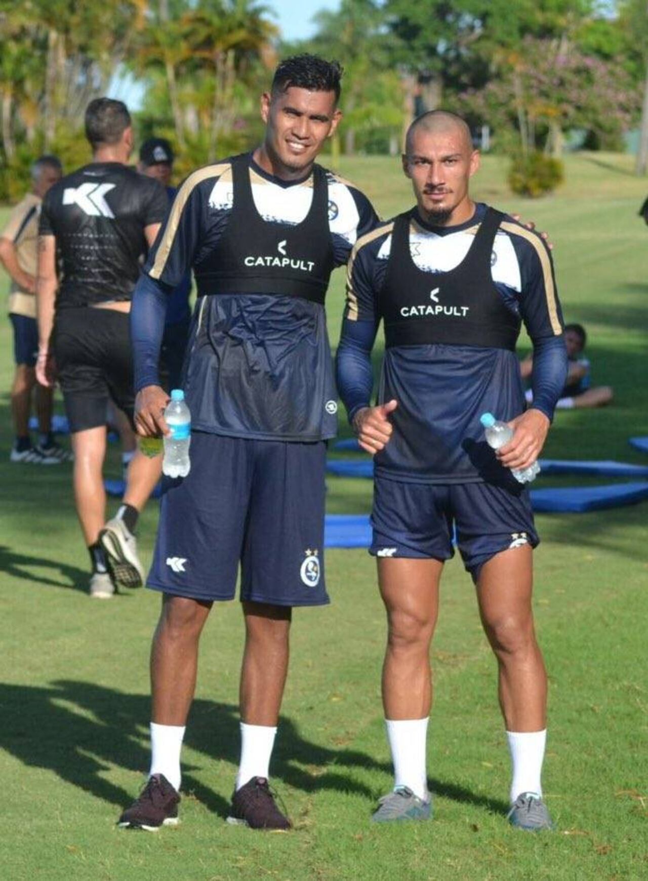Óscar Giménez cuando era integrante del plantel de Sol de América.