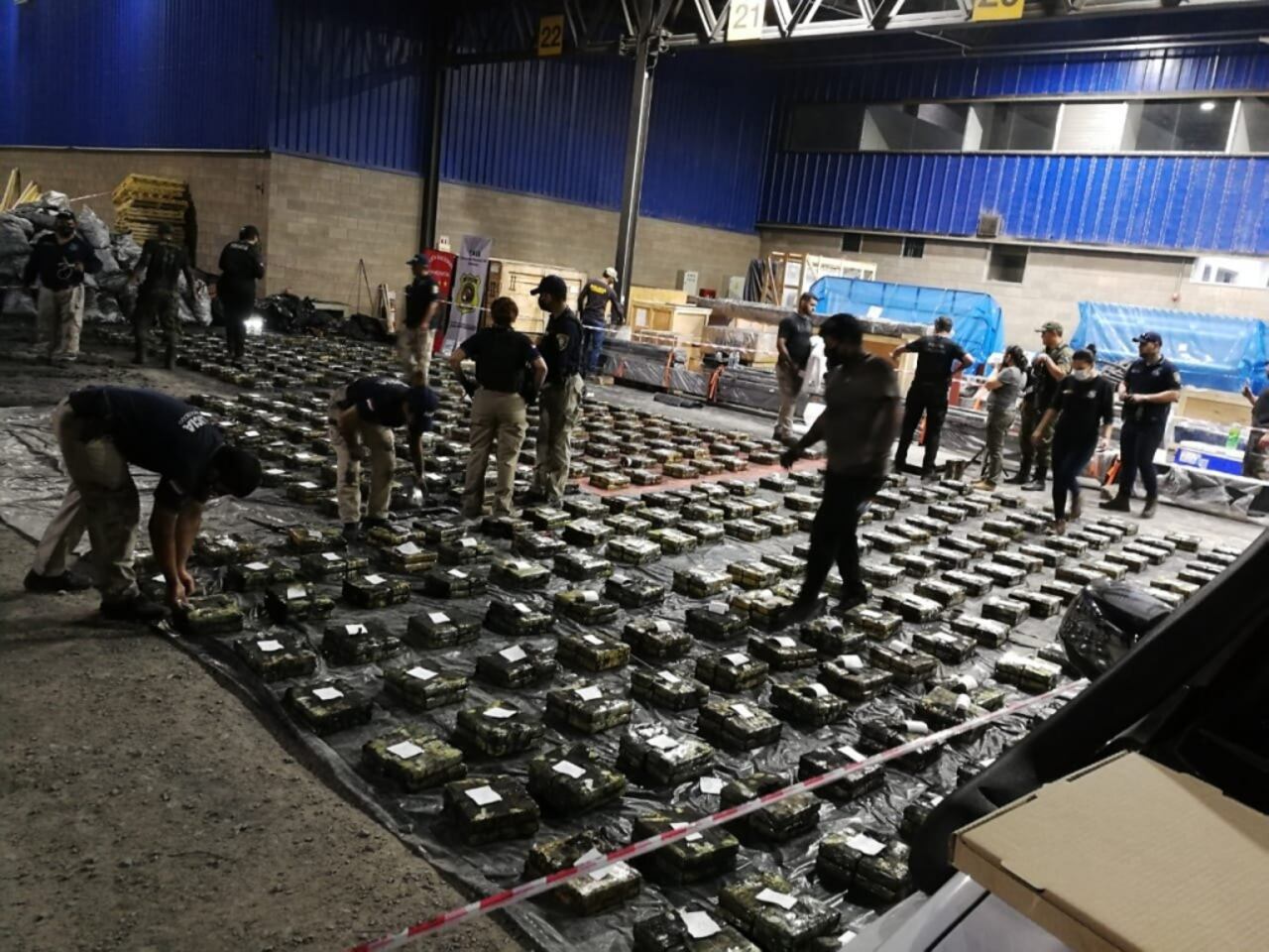 Droga incautada. Foto: Fiscalia