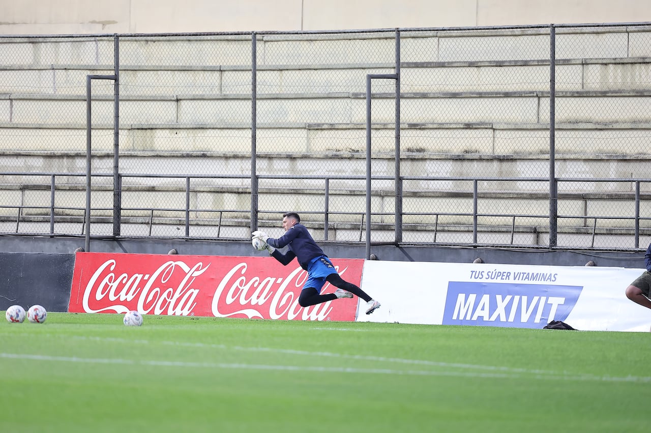 Ortiz, en la previa del duelo contra Ameliano.