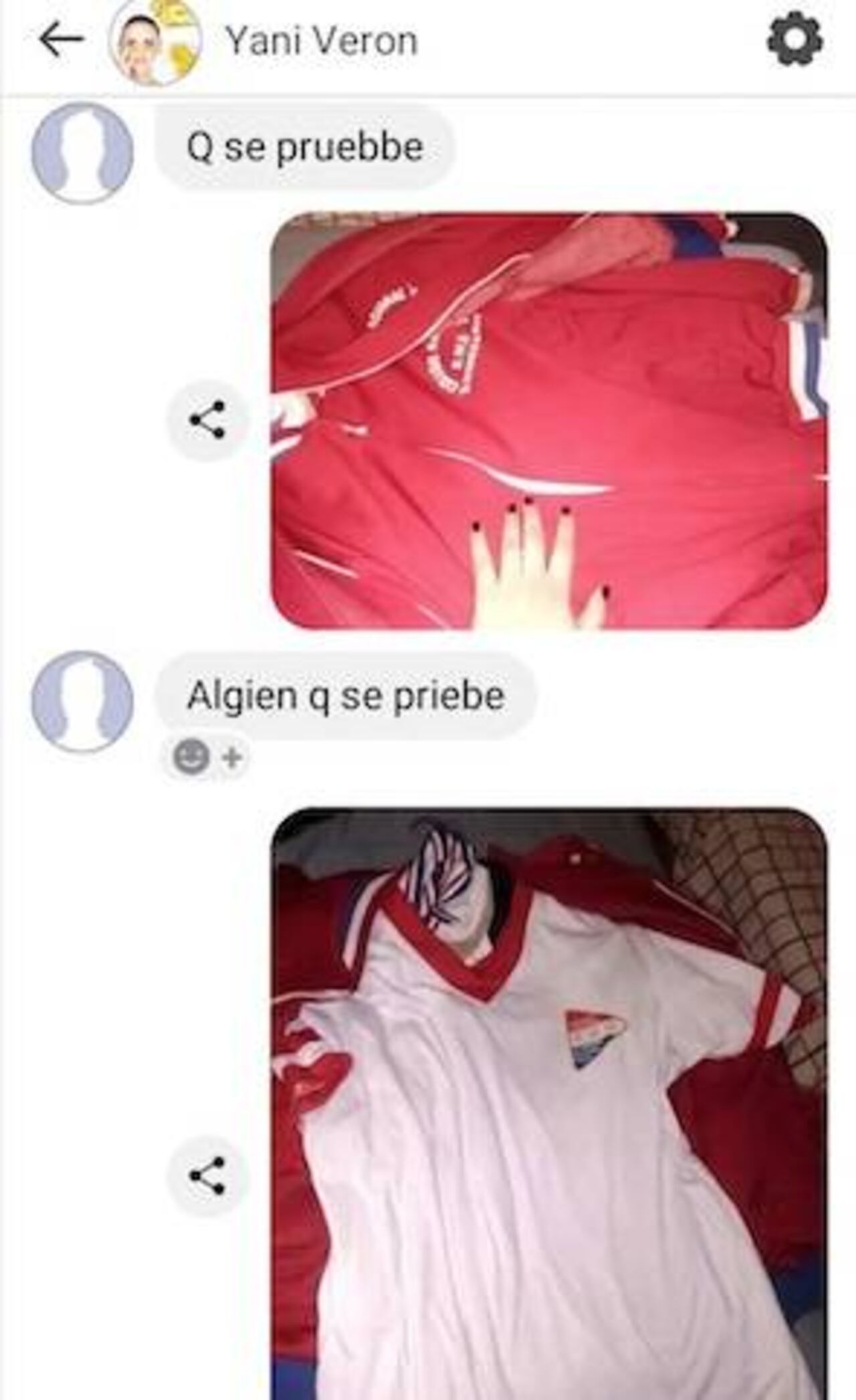 A toda costa quería que alguien se pruebe. Captura.