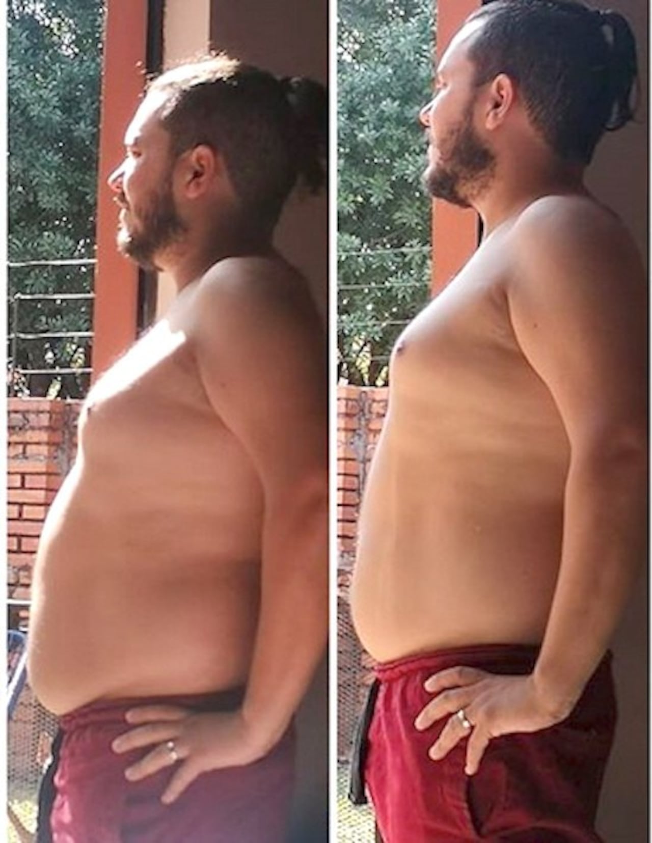 José Ayala, sin apuros, con la dieta keto va bajando su pancita. Hasta se siente más sano ya ahora.