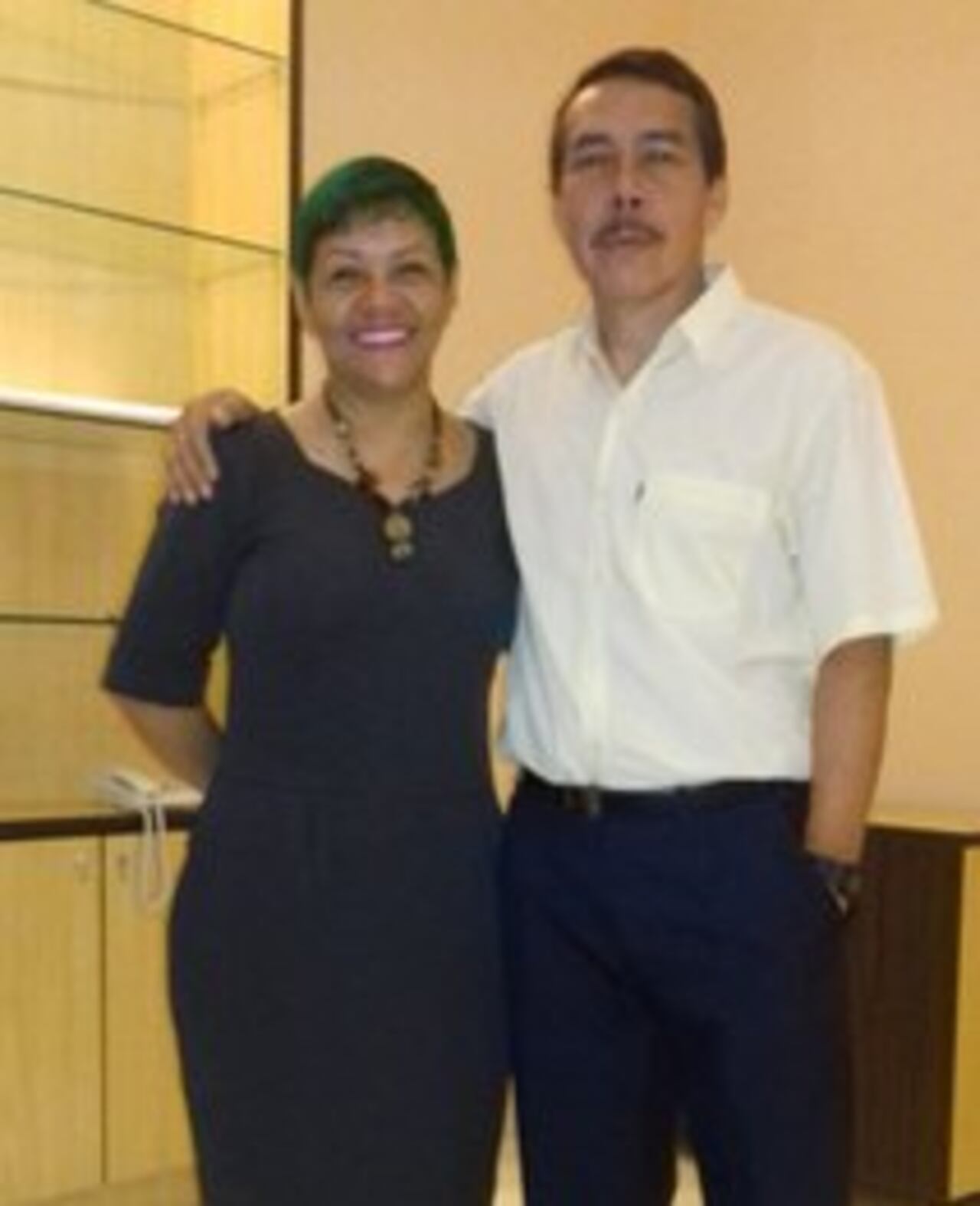 María Luisa y su marido, ambos son profes calidá.