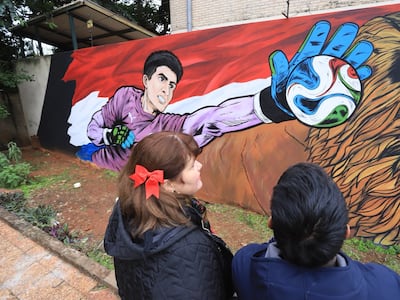 “Soñamos con que Orlando Gill nos firme un autógrafo en el mural que le hicimos”