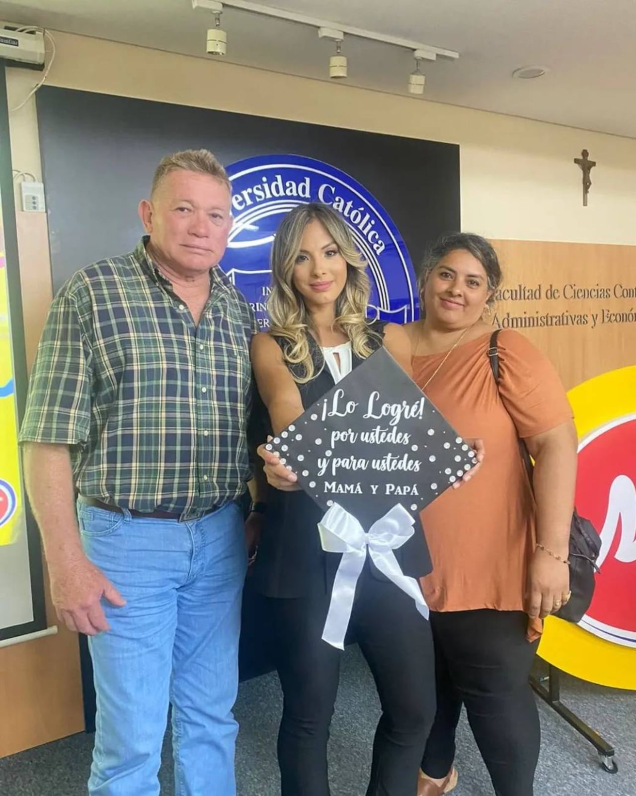 La deportista agradeció avei a sus padres por el apoyo incondicional. (FOTO: @fati.amarilla)