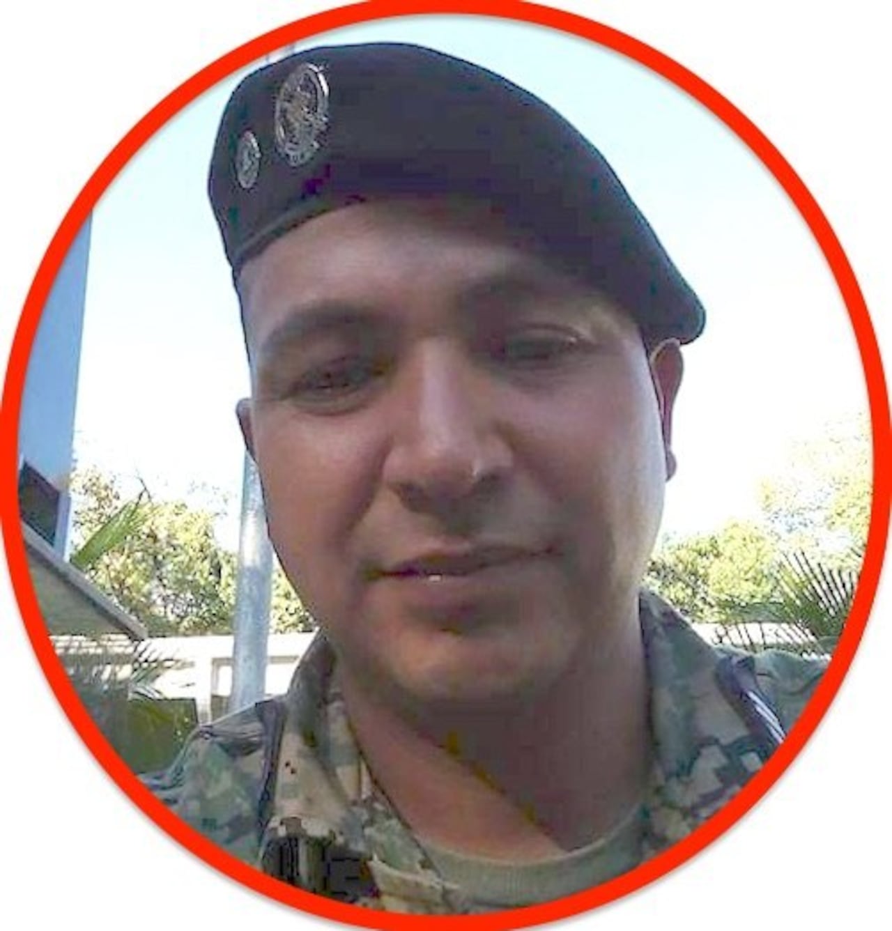El suboficial inspector Julio López, el héroe de la jornada. Gentileza