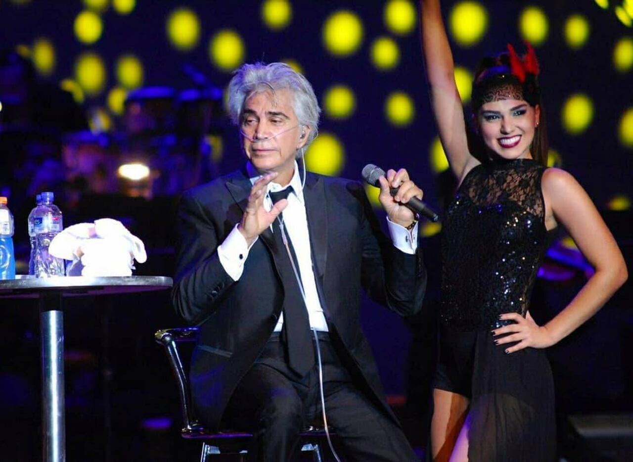 Lorena Rodríguez, la vez que le tocó bailar para el "Puma" Rodríguez. (FOTO: @lorerodriguezpy)