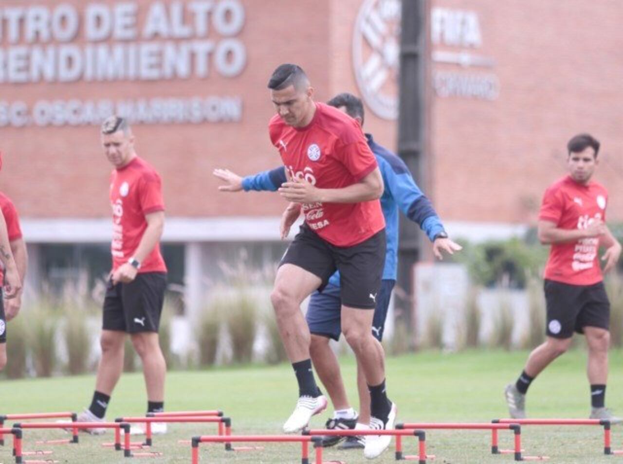 Fabián Balbuena, en una de las sesiones regenerativas, en el Carde.
