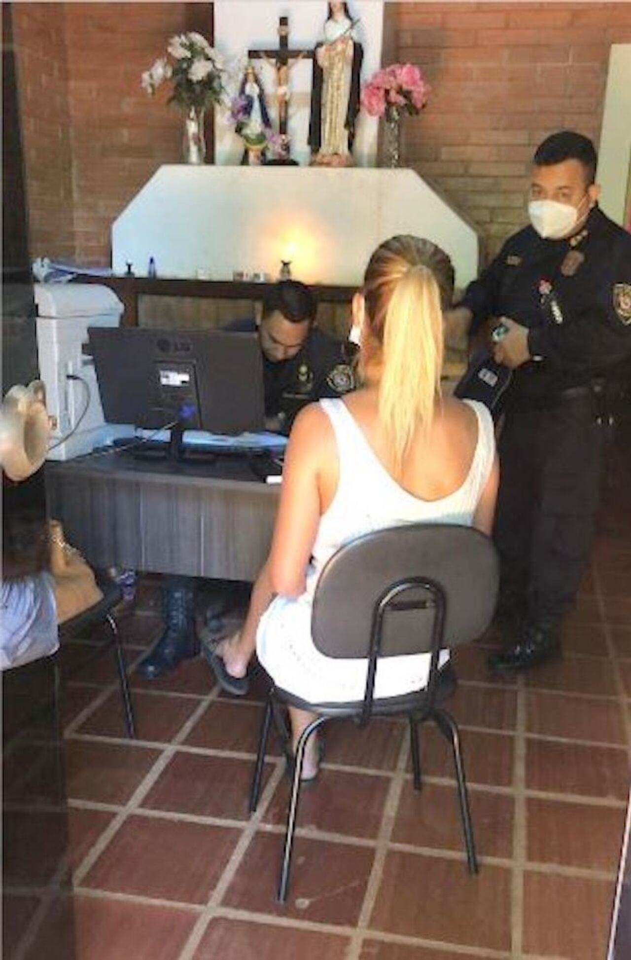 Monserrat se presentó a la comisaría de Hernandarias donde hizo la denuncia.