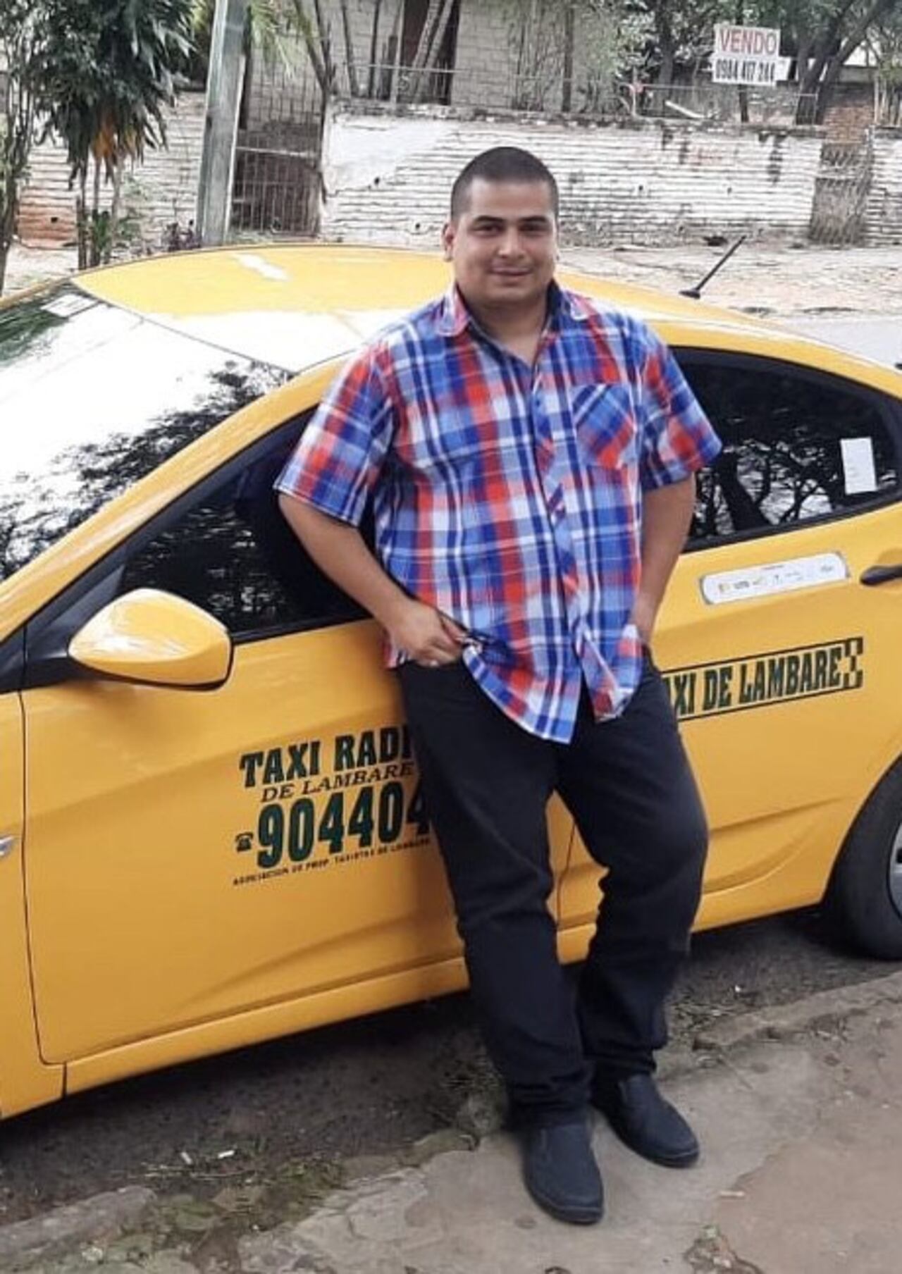 Mariano, taxista lambareño que tampoco se sumará al paro.