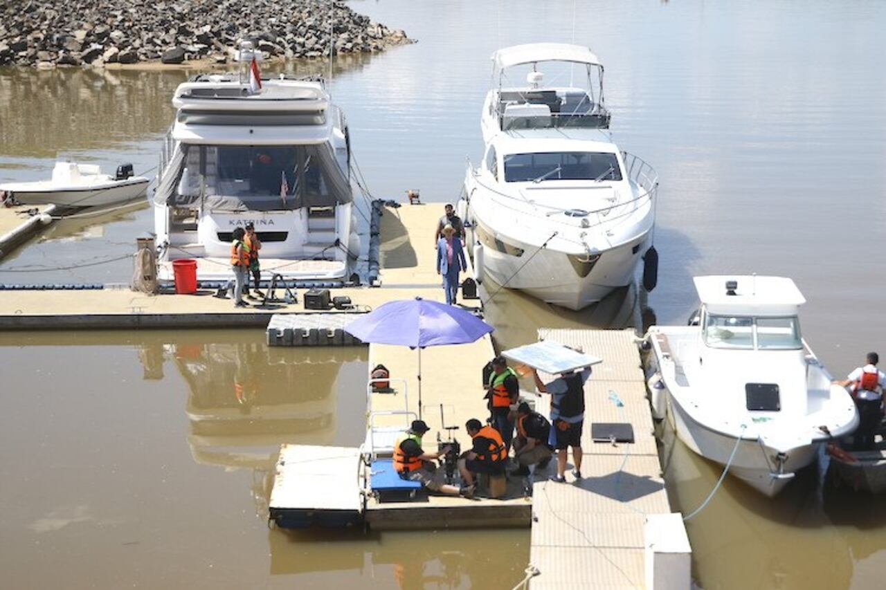 El increíble puerto de yates ubicado en la locación donde se llevó a cabo el rodaje. (FOTO Fernando Riveros)