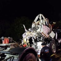 Choque fatal en Brasil involucró a un semirremolque con chapa paraguaya