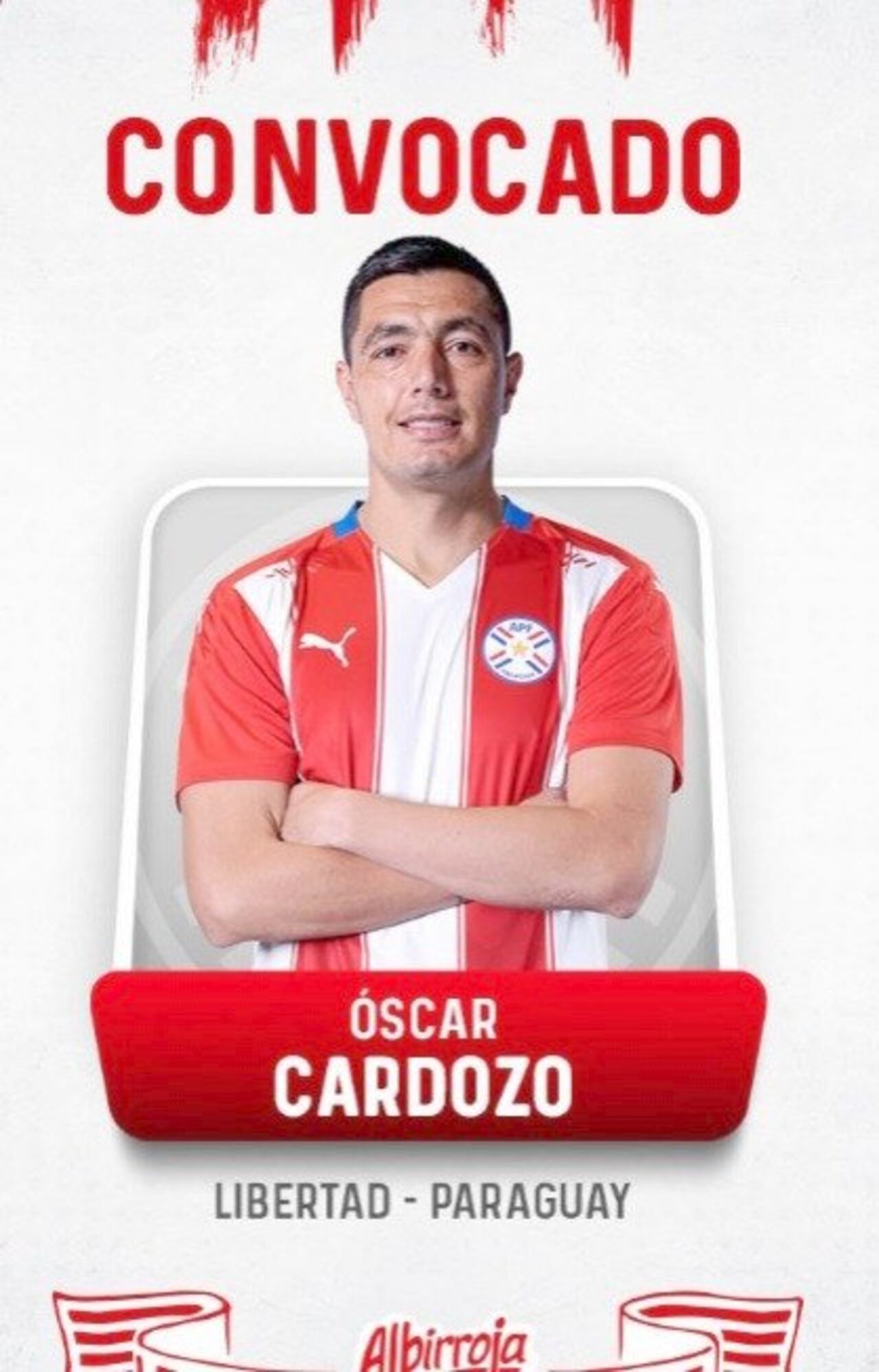 Así anunciaron en las redes a Tacuara Cardozo.