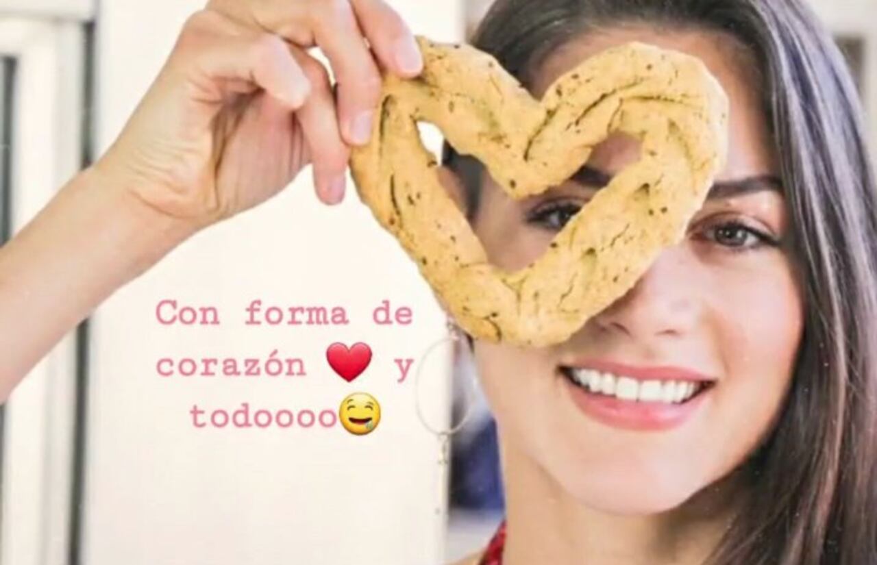 Nicole Huber mostró cómo hacer chipa vegana.