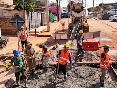 Le meten acelerador a las obras en la avenida Avelino Martínez