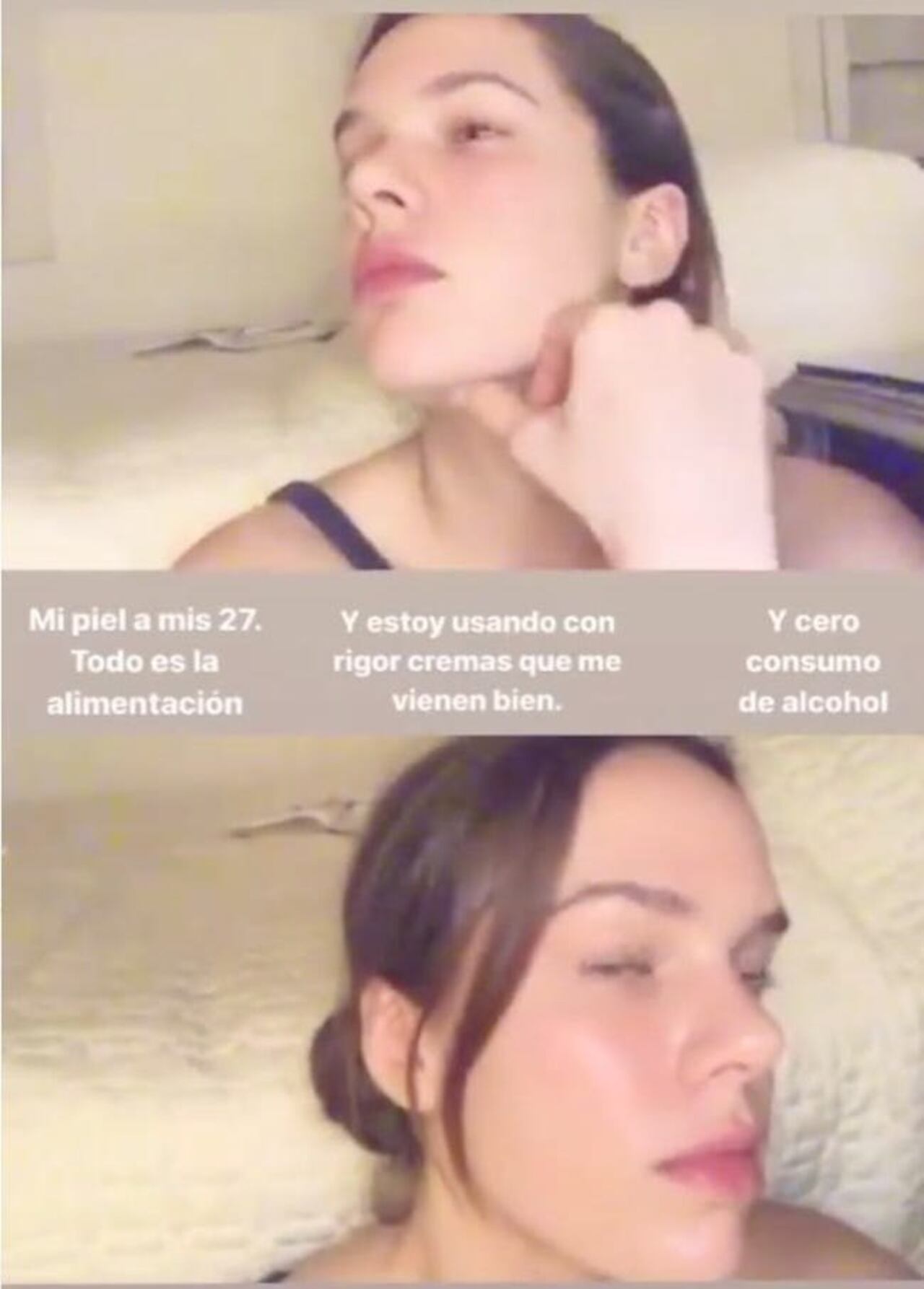 La modelo utilizó sus redes para confesar su secreto de belleza.