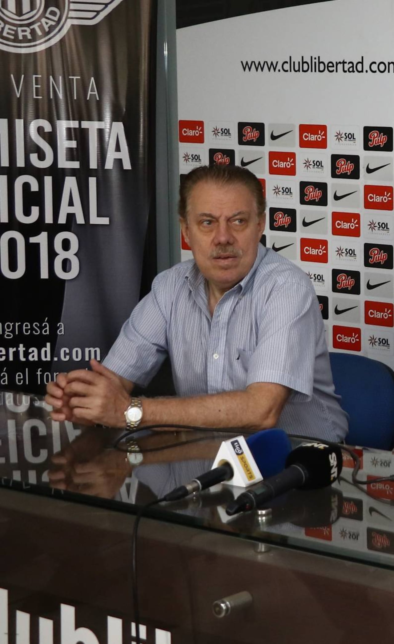 Rubén Di Tore, Presidente de Libertad, contó que hablaron con Barboza sobre el incidente con Paiva. FOTO ARCHIVO.