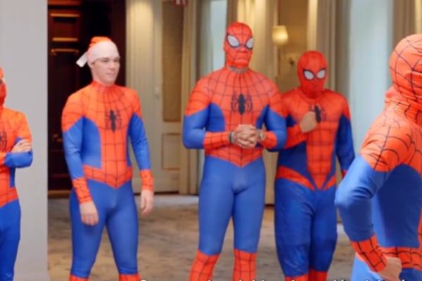 El verdadero Spiderman perdió en el concurso donde buscaban su doble