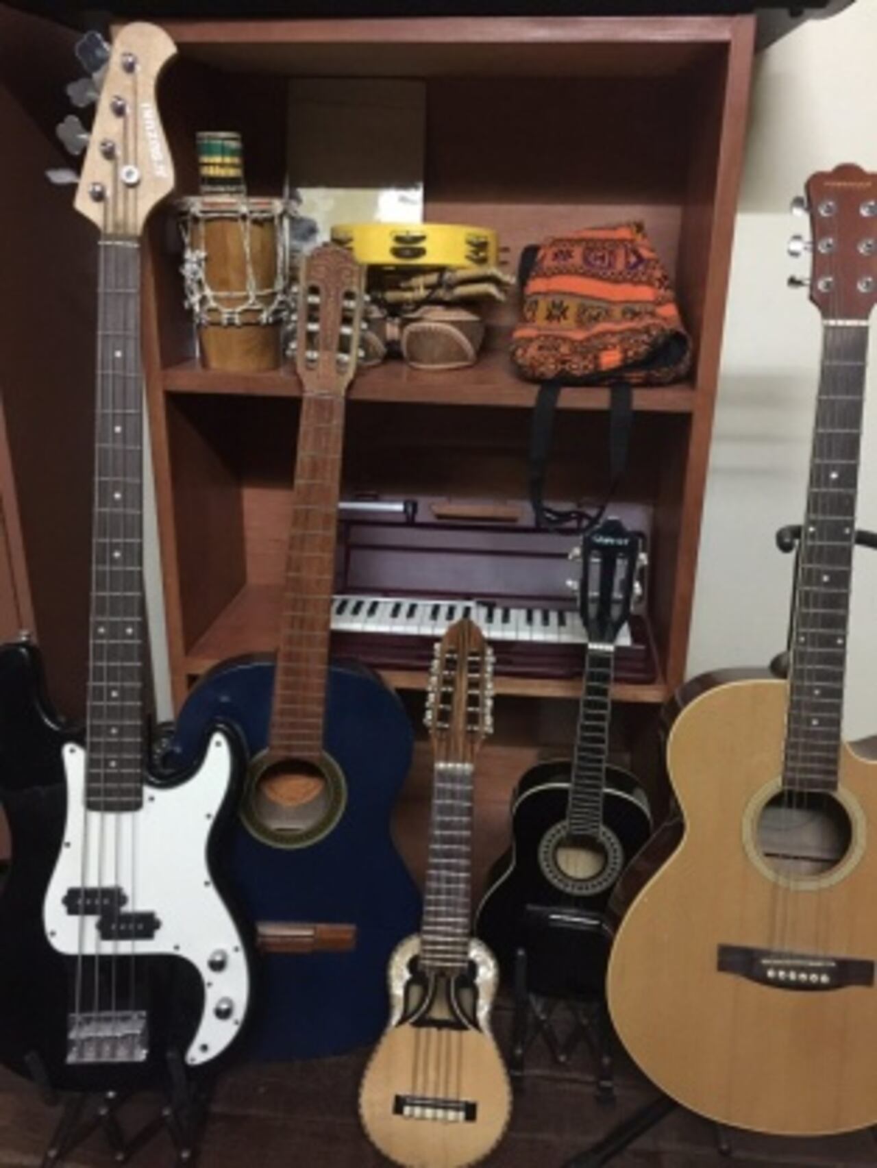DE LUJO. Los instrumentos están bien cuidados.
