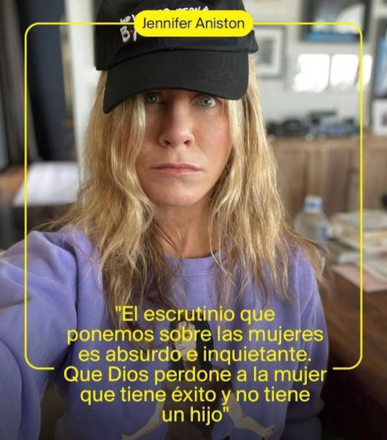 Una de las frases de Jennifer Aniston en su entrevista.