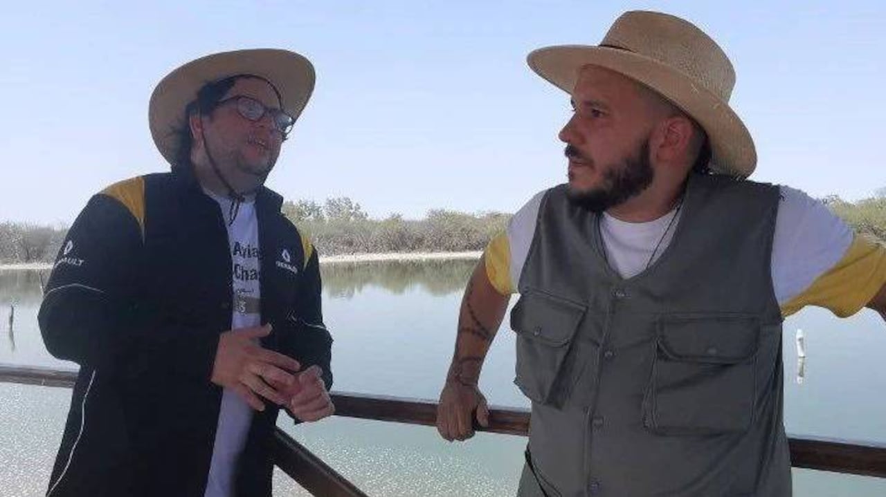 Fabián Chamorro conducía un programa de TV con José Ayala.
