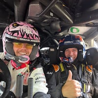 ¡Presi veloz! Santi Peña corrió a fondo con Oliver Solberg