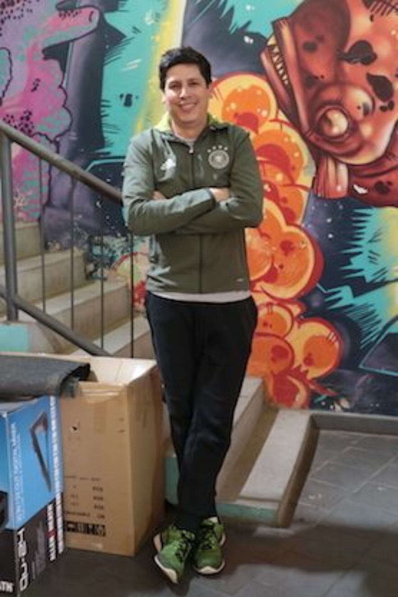MOTIVADOR. Su objetivo principal es entrenar a sus hijos para que les guste el deporte, he’i.