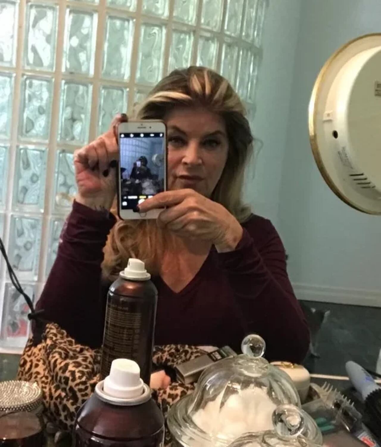 Kirstie Alley, en una de sus últimas fotografías. (FOTO: infobae.com)