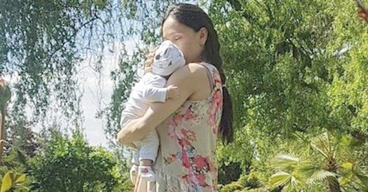 Pabla contó que tuvo guardada durante 10 años su hamaca para por fin poder darle uso.