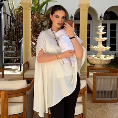 Mirana la chulinísima foto que subió Nadia de su beba