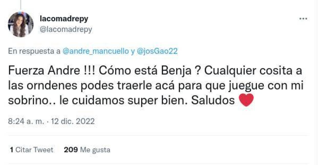 El ofrecimiento que hizo "La Comadre".
