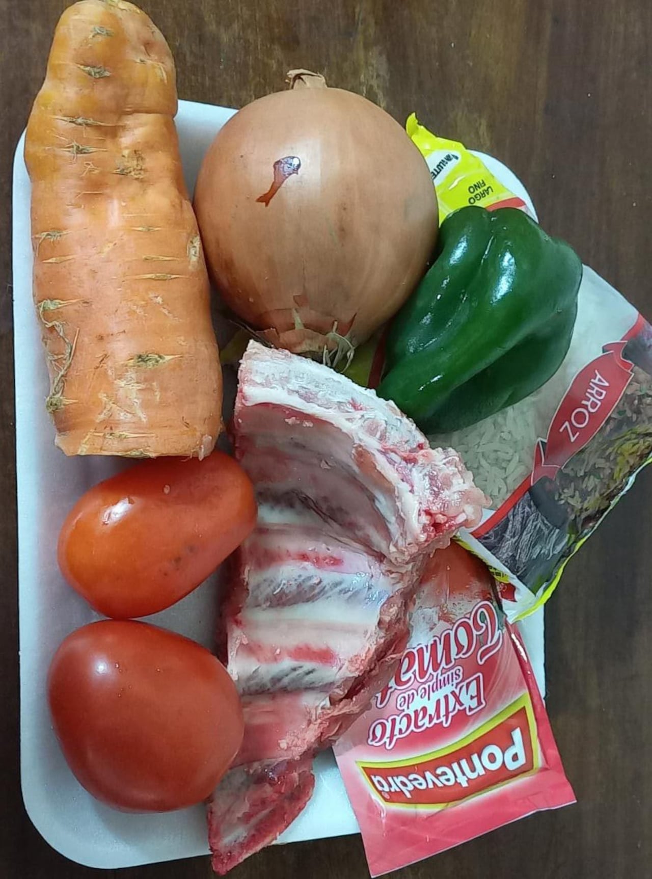 Para los que no pueden estar sin comer carne hay opciones con chanchito.