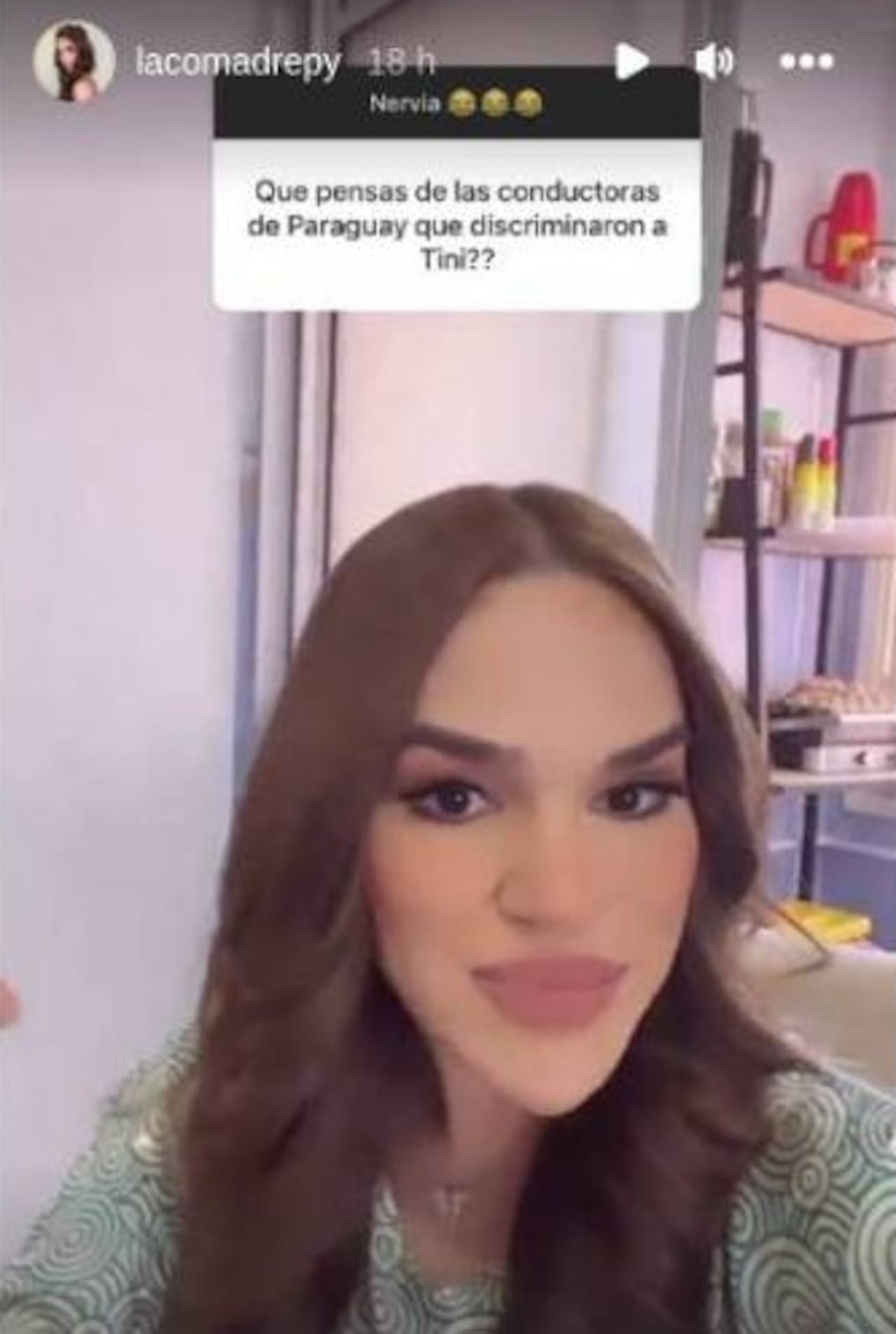 "La Comadre" fue consultada en redes sobre su opinión sobre el tema de la semana. (Captura de pantalla)