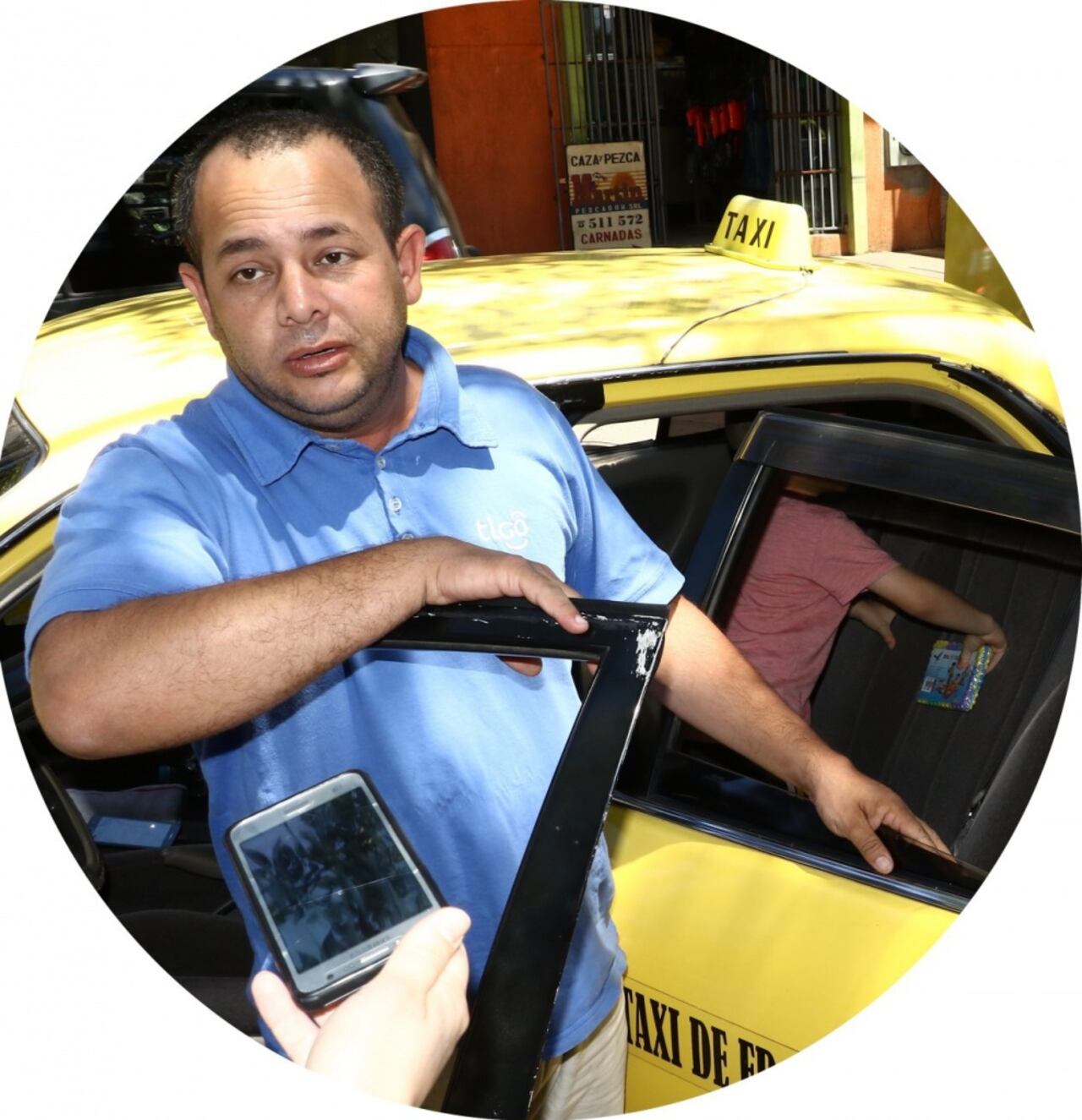 El taxista Fernando Gómez.