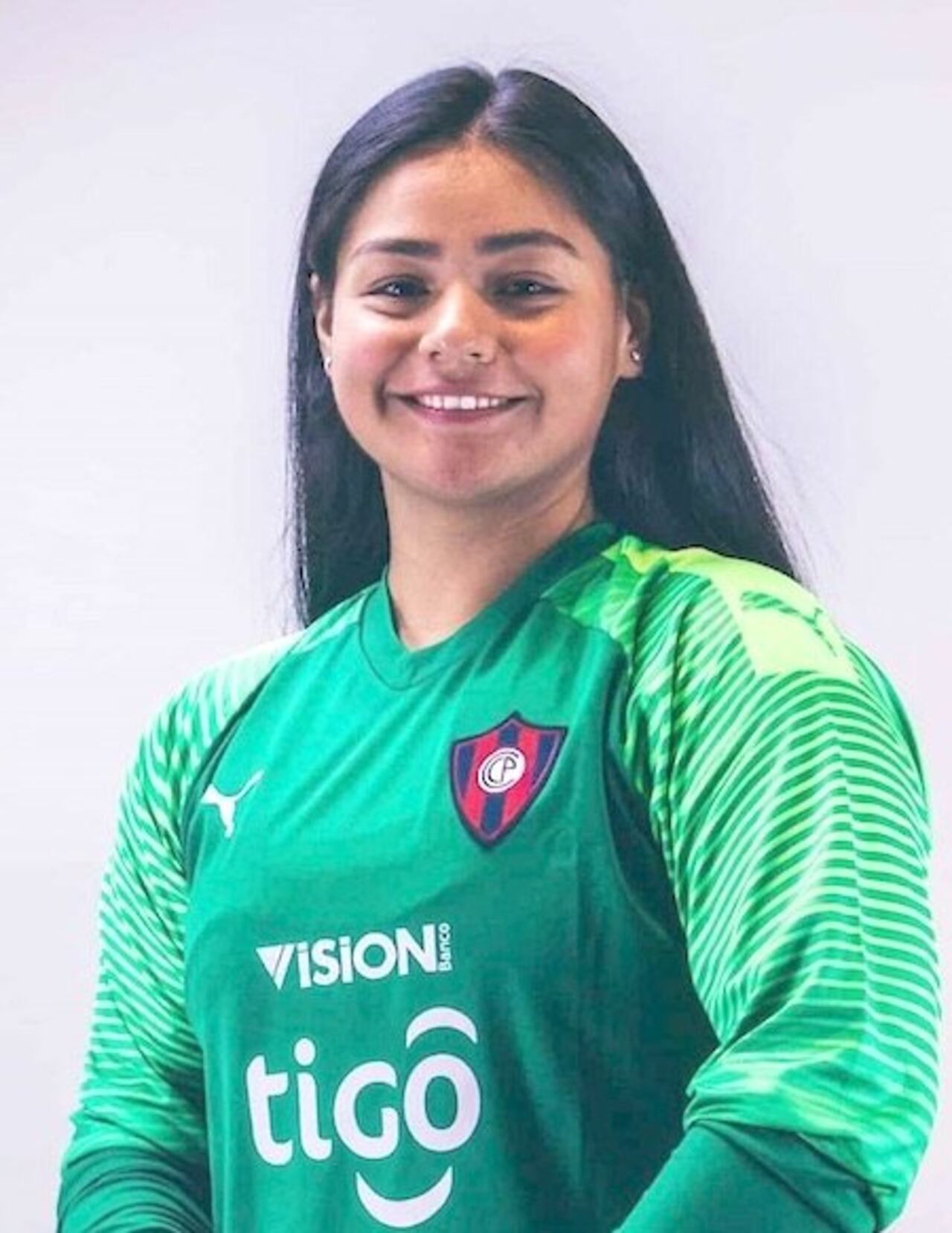 María Machuca, arquera de Cerro Porteño en handbol.